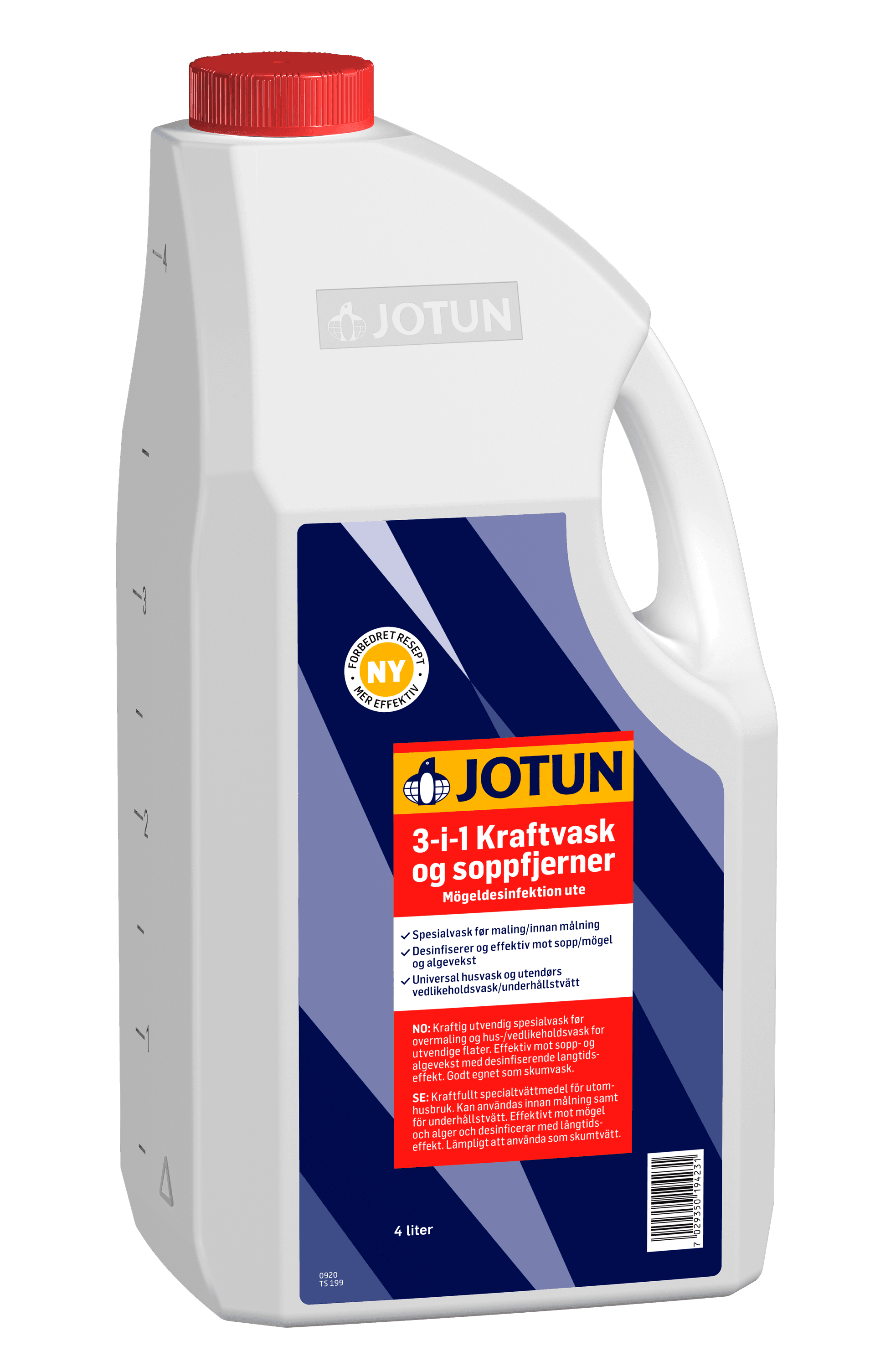 JOTUN KRAFTVASK OG SOPPFJERNER 4L