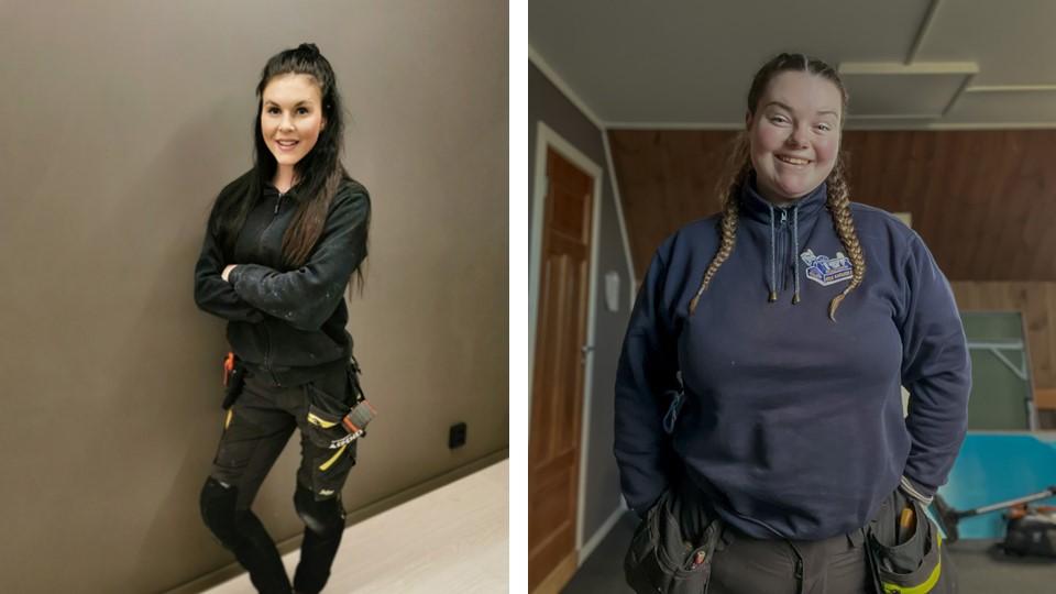 Montasje Kvinnelige Håndverkere